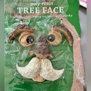 Poly resin  tree face - super cute -NEW never used it -